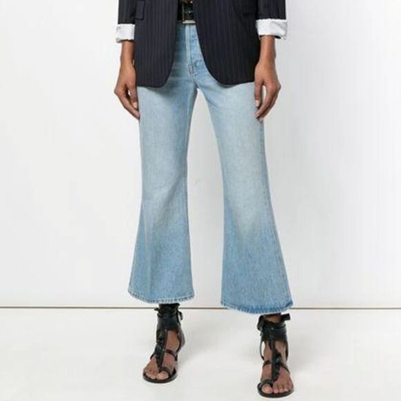Frame rigid re-release le cropped flare jeans, 29 - Picture 2 of 10